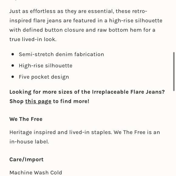 Irreplaceable Flare Jeans - Picture 6 of 8